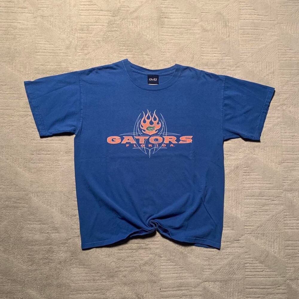 Vintage Florida Gators Flame Football Tee — OVB